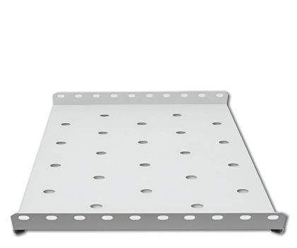 Akcesorium do szafy RACK Qoltec Półka do szafy RACK stała  490x250  szara